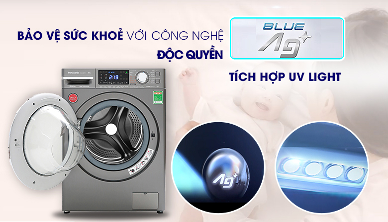 Loại bỏ vi khuẩn, chống phai màu sợi vải bằng giặt lạnh UV Blue Ag+