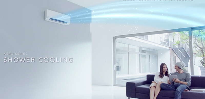Chế độ làm lạnh dễ chịu Shower Cooling