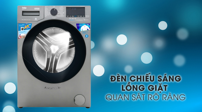 Quan sát dễ dàng với hệ thống chiếu sáng trong lồng giặt