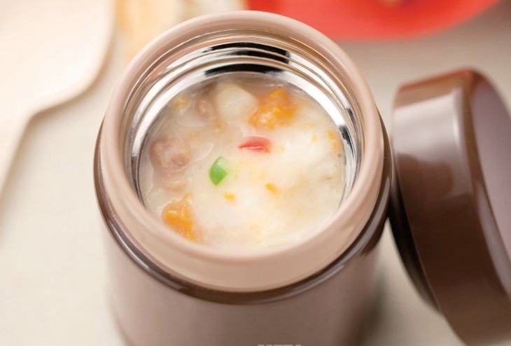 Nấu cháo bằng bình giữ nhiệt