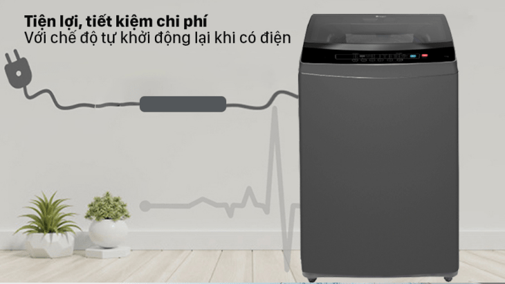 Tiết kiệm chí phí và tiện lợi với chế độ tự khởi động lại khi có điện