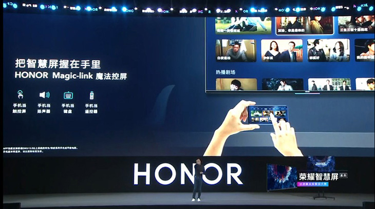 Tivi được tích hợp Honor Magiclink