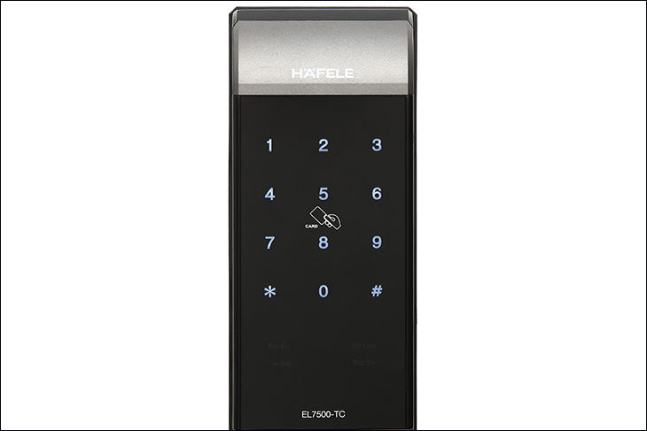 Khóa điện tử Hafele thân khóa nhỏ EL7500 (912.05.716)