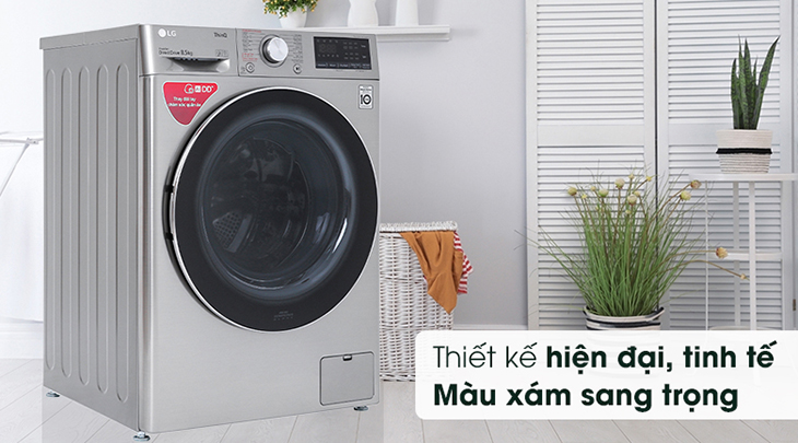 Chọn kích thước máy giặt LG 2022 phù hợp giúp tăng tính thẩm mỹ