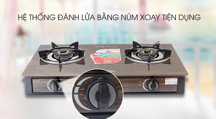 Bếp ga đôi Apex APB3551