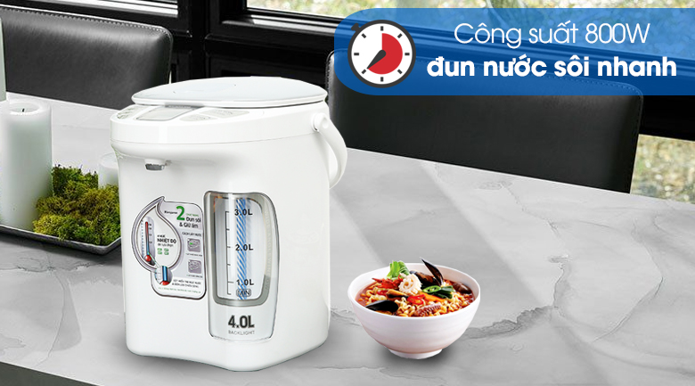 Chọn bình có công suất trên 700W đối với dung tích bình 2.5 lít trở lên