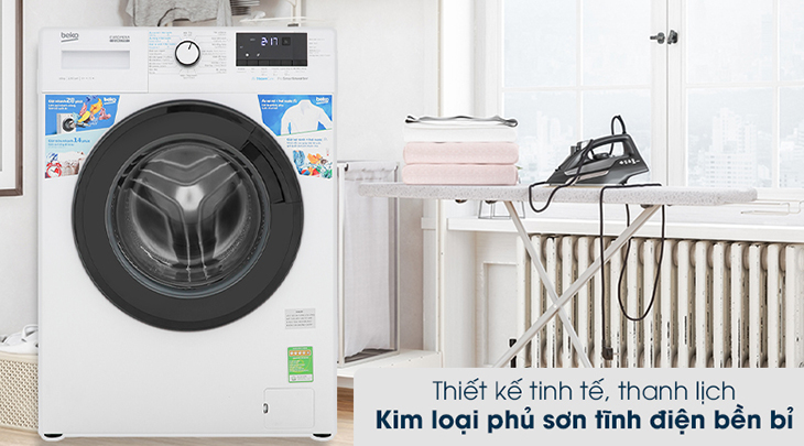 Máy giặt lồng ngang sở hữu thiết kế sang trọng, tinh tế