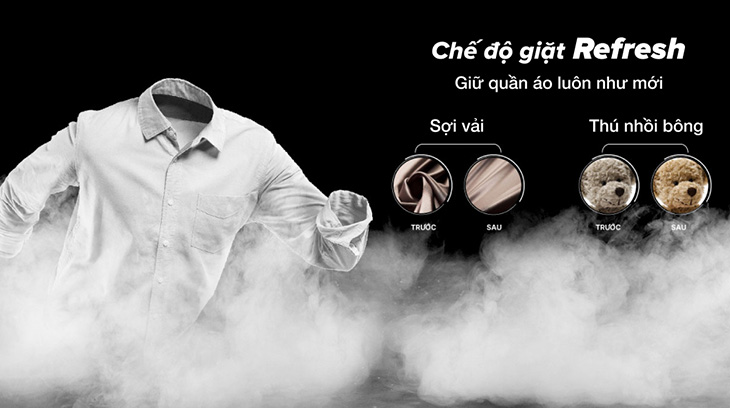 Làm mới quần áo bằng hơi nước Refresh