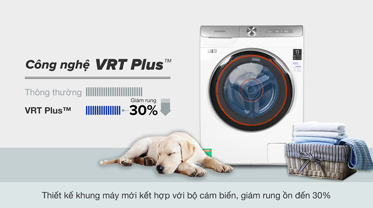 VRT Plus ™ giảm rung ồn đến 30%