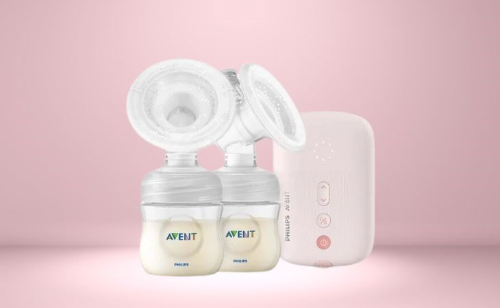 Máy hút sữa điện đôi Philips Avent Eureka SCF393.11 phù hợp cho các bà mẹ có nhiều sữa