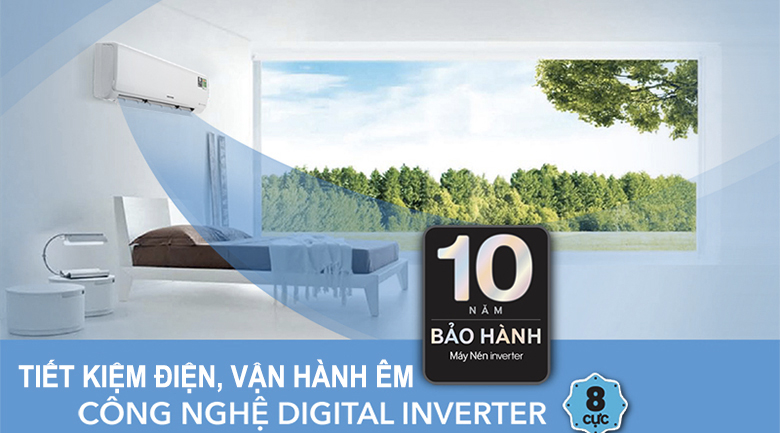 Điều hòa Samsung Inverter 2.5 HP AR24NVFHGWKNSV
