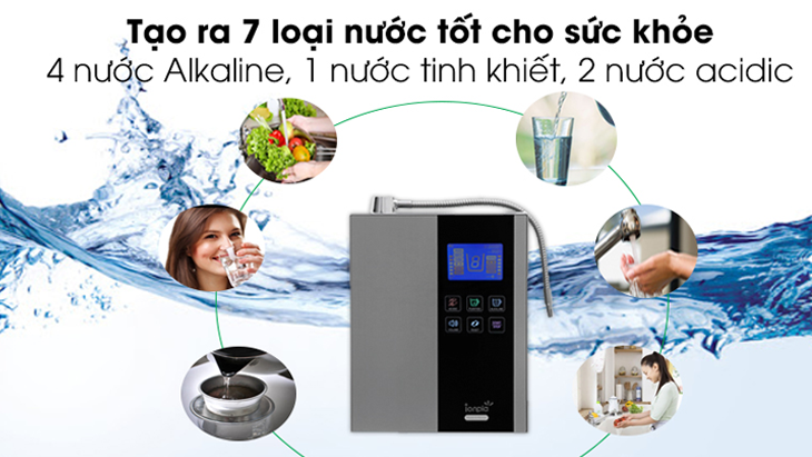 lựa chọn máy lọc nước ion kiềm có khả năng tạo ra nước có dải PH rộng