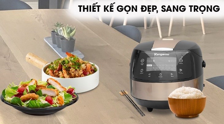 Nồi cơm điện tử Kangaroo 1.8 lít KG18DR8 được bảo hành chính hãng 1 năm tại các trung tâm bảo hành hãng, an tâm khi sử dụng