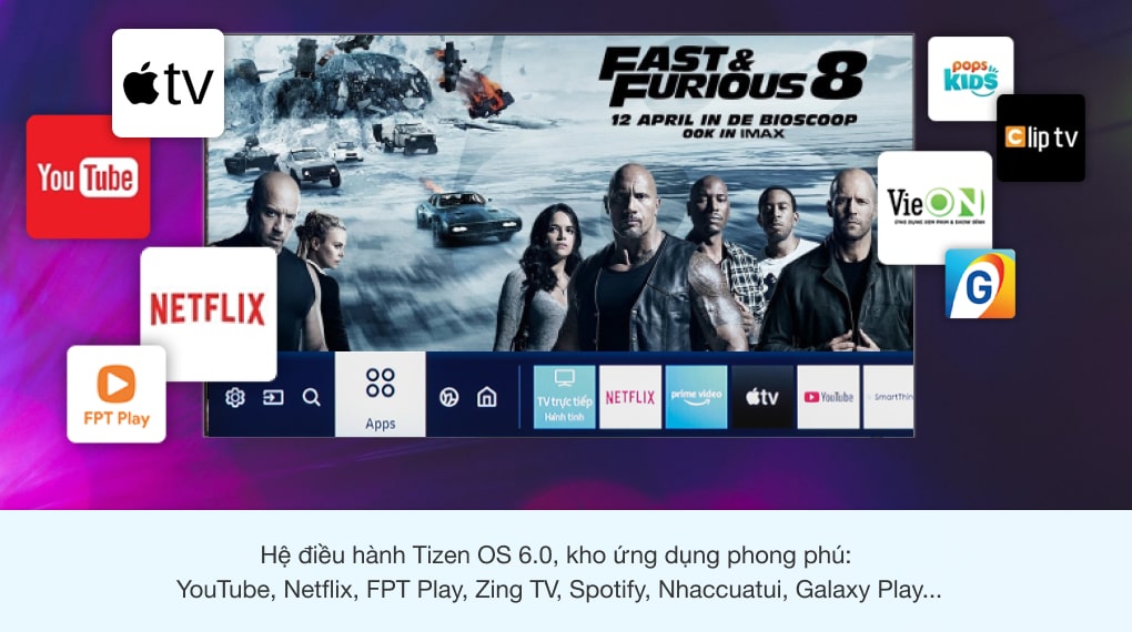 Smart Tivi QLED 4K 43 inch Samsung QA43Q65A