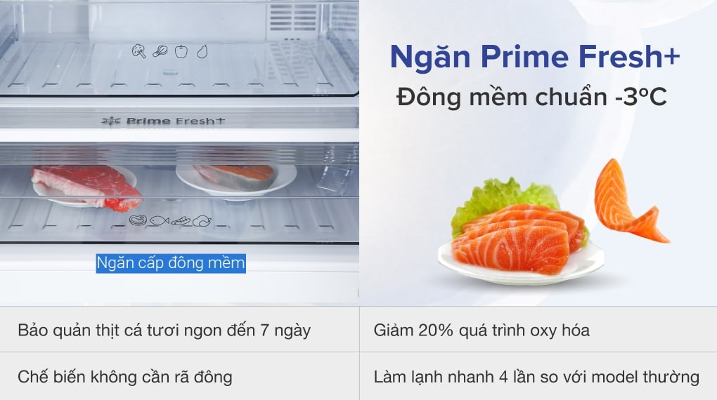 Chọn mua tủ lạnh có chức năng cấp đông mềm