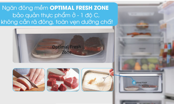 Ngăn cấp đông mềm không cần rã đông