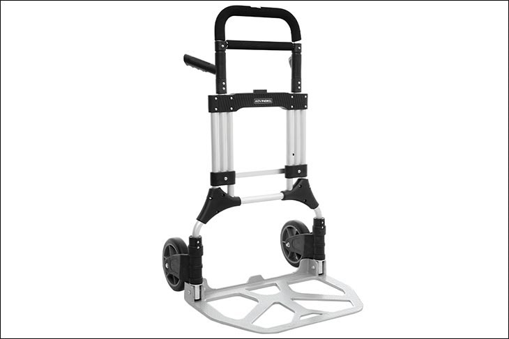 Xe đẩy hàng 2 bánh Advindeq TL-A250 có chất liệu bằng cao su và nhựa tổng hợp TPR bền bỉ, tiện lợi vận chuyển hàng hoá, bảo vệ mặt sàn