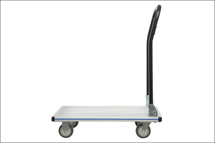 Xe đẩy hàng Nikawa FWS-180 có bánh xe đường kính 10.1 cm dễ dàng vận chuyển