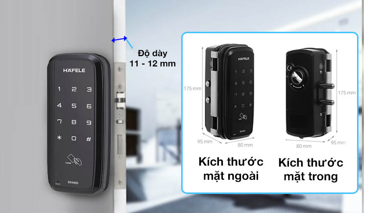 Khóa thẻ từ áp dụng công nghệ RFID, với phương thức xác thực bằng thẻ từ với sóng vô tuyến điện