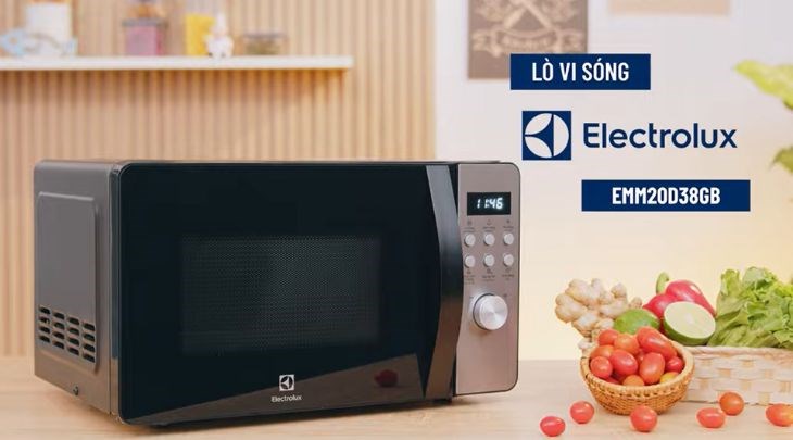 Lò vi sóng Electrolux EMM20D38GB 20 lít đang được kinh doanh tại Điện máy XANH với giá 2.191.000 VNĐ (giá cập nhật ngày 18/03/2023, có thể thay đổi theo thời gian)