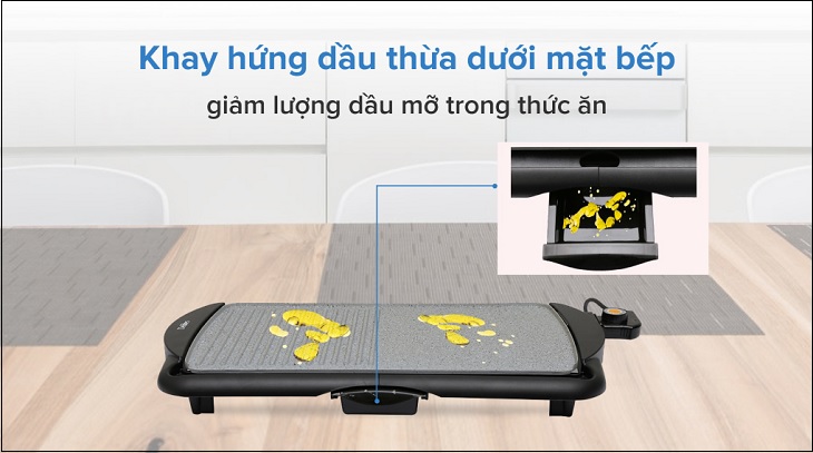 Khay hứng mỡ thừa tiện lợi
