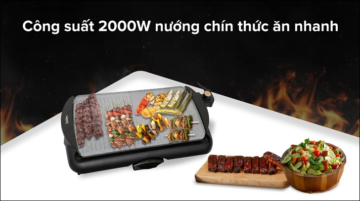 Tiết kiệm thời gian nấu nhờ công suất mạnh mẽ