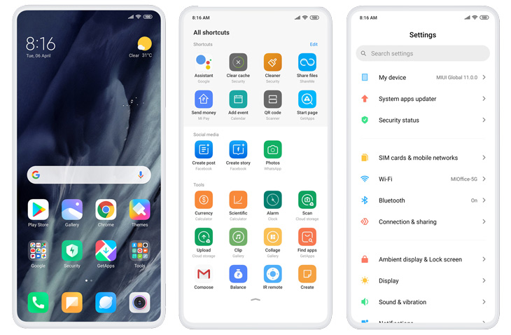 MIUI có tính năng gì thú vị?