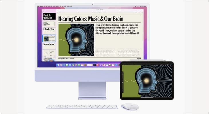 Universal Control là tính năng có thể điều khiển iPad bằng chuột và bàn phím MacBook