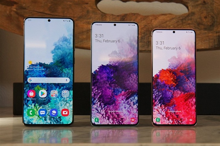 Các dòng Galaxy S20 được trang bị màn hình loại này