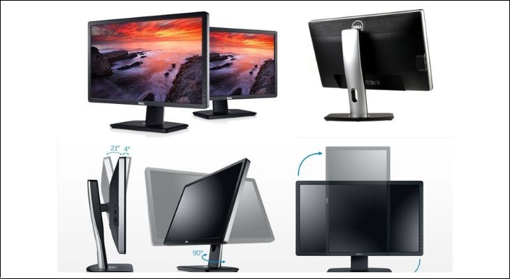 Người dùng thoải mái điều chỉnh chân đế đến bất kỳ chỗ nào