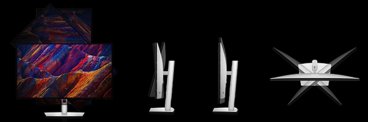Màn hình Dell Ultrasharp cho người dùng nhiều góc nhìn linh động vì có thể xoay