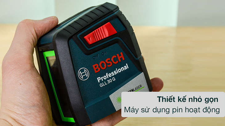 Máy cân mực laser Bosch tia xanh GLL 30 G