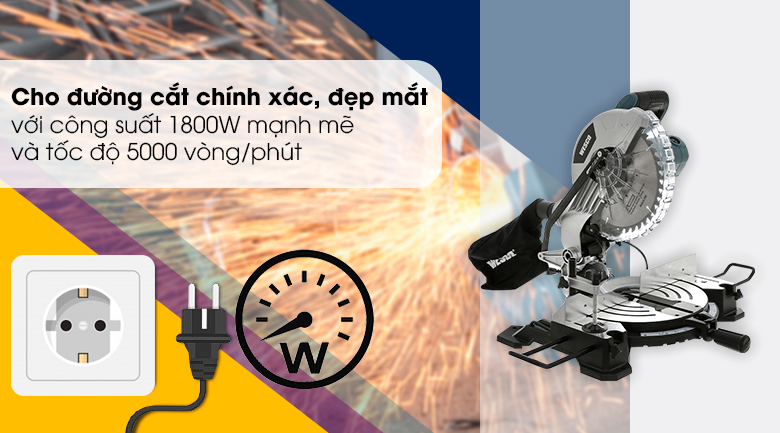 Công suất mạnh mẽ và tốc độ vòng quay lớn