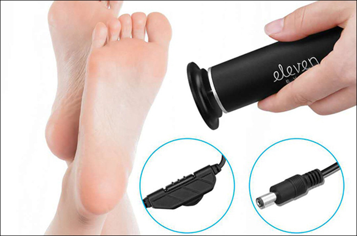 Máy chà gót chân Eleven thiết kế nhỏ gọn, tiện dụng