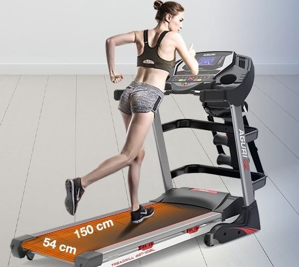 Máy chạy bộ Aguri AGT-108L với 80 chương trình chạy đem lại chế độ tập luyện đa dạng