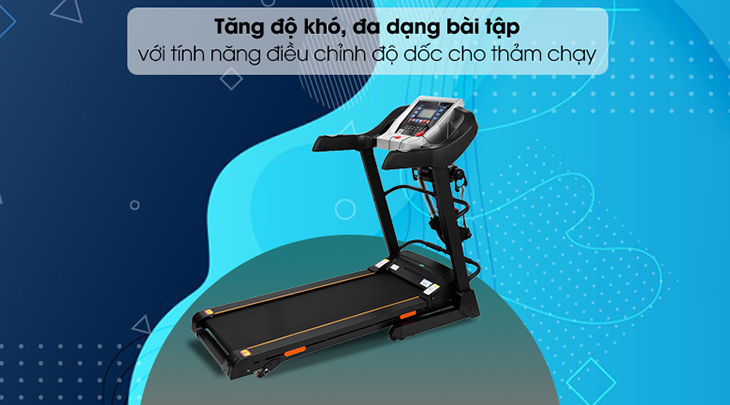 Máy chạy bộ điện có đa dạng tính năng giúp luyện tập hiệu quả