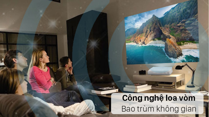 Máy chiếu Samsung - Âm thanh vòm, bao trùm không gian