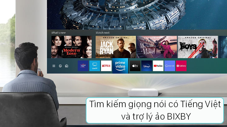 Máy chiếu Samsung - Hệ điều hành Tizen os đa dạng