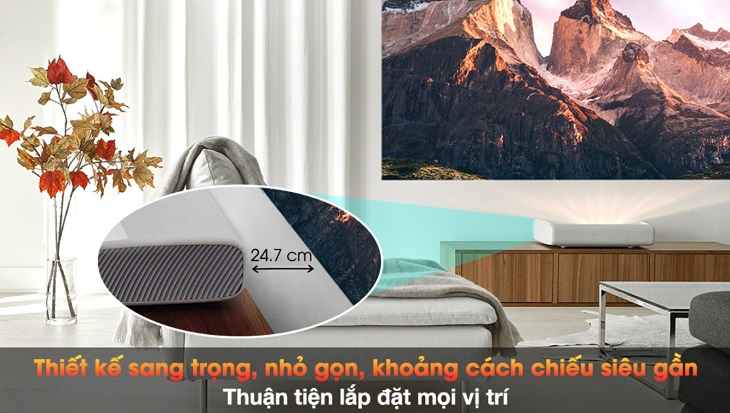 Máy Chiếu Siêu Gần Laser 4K Samsung The Premiere LSP7T