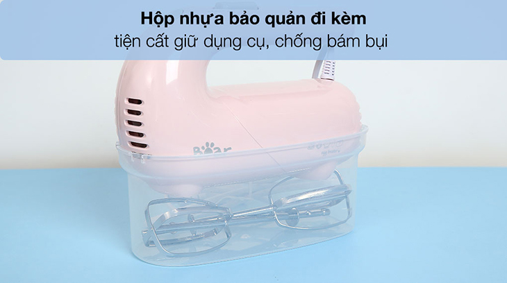 Hộp bảo quản nhỏ gọn đi kèm tiện quản bảo và vệ sinh