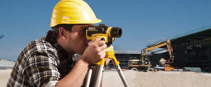 Máy thủy bình được áp dụng trong các ngành trắc địa, địa chính