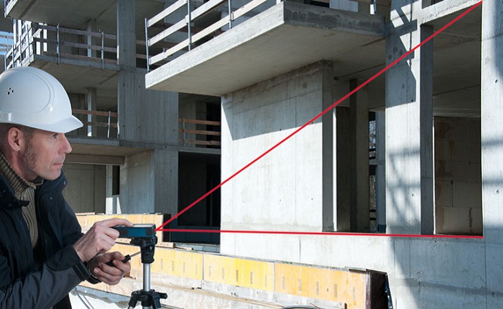 Máy đo khoảng cách có thể đo khoảng cách gián tiếp