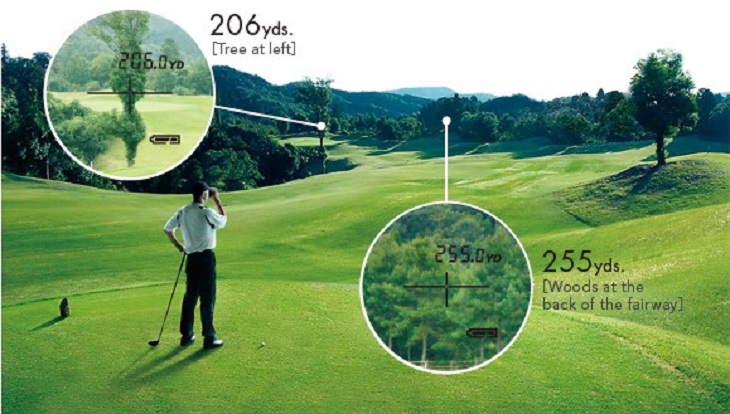 Trong lĩnh vực là môn thể thao chơi golf, ống nhòm khoảng cách có nhiều công dụng