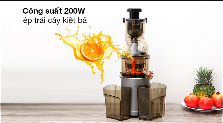 Công suất khá lớn, tốc độ xay chậm ổn định