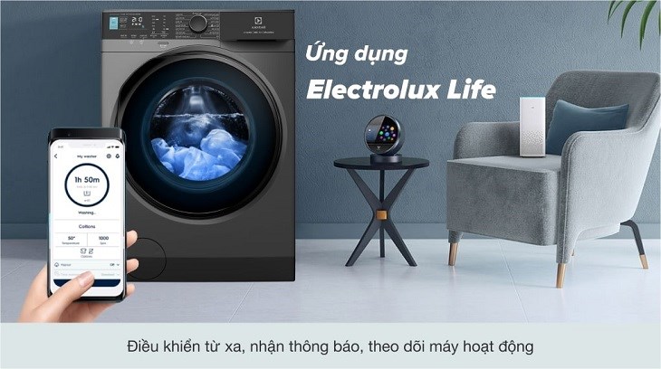 Điều khiển từ xa máy giặt Electrolux bằng ứng dụng Electrolux Life