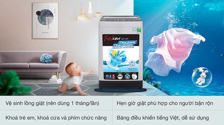 Hẹn giờ giặt thích hợp với người bận rộn