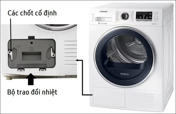 Kiểm tra bộ phận chuyển nhiệt, nếu hư hỏng thì cần thay mới