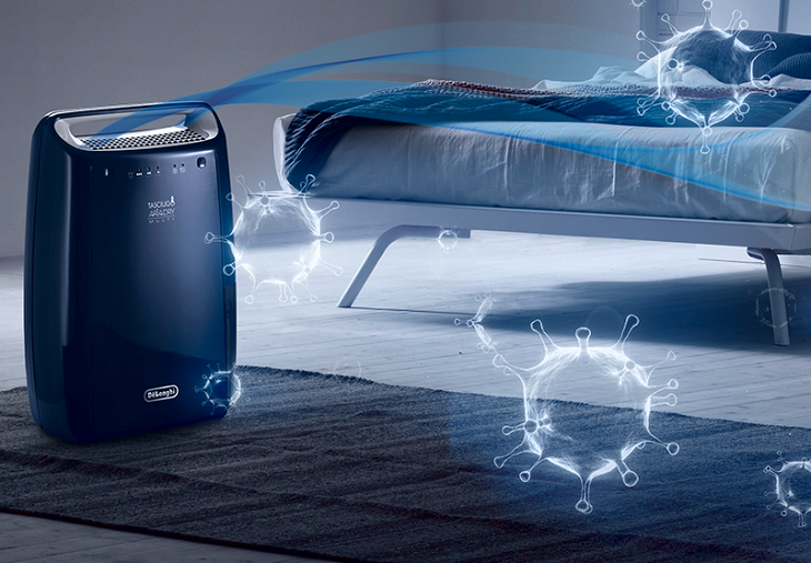 Máy hút ẩm Delonghi DEX216F được trang bị công nghệ Bio Silver