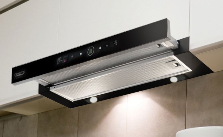 Máy hút mùi âm tủ Chefs EH-R906E7T với chất liệu inox sáng bóng dễ lau chùi