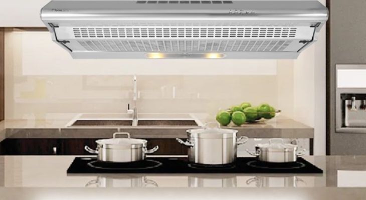 Độ ồn của máy hút mùi Torino thường rơi vào khoảng từ 42 - 49dB